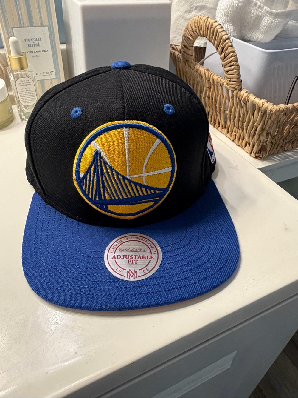 Mitchell & Ness Golden State Warriors Adjustable Snapback Hat
